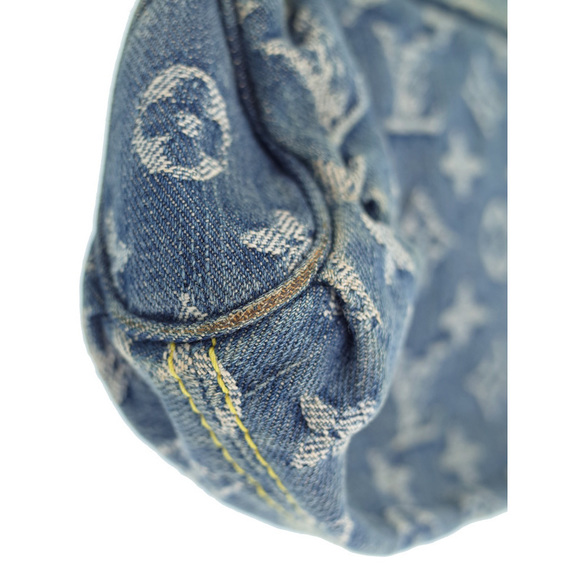 Louis Vuitton Monogram Denim Mini Pleaty Blue - Picture 4 of 8
